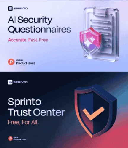 Sprinto AI Compliance Kit: Trust Center + AI Security Questionnaire logo
