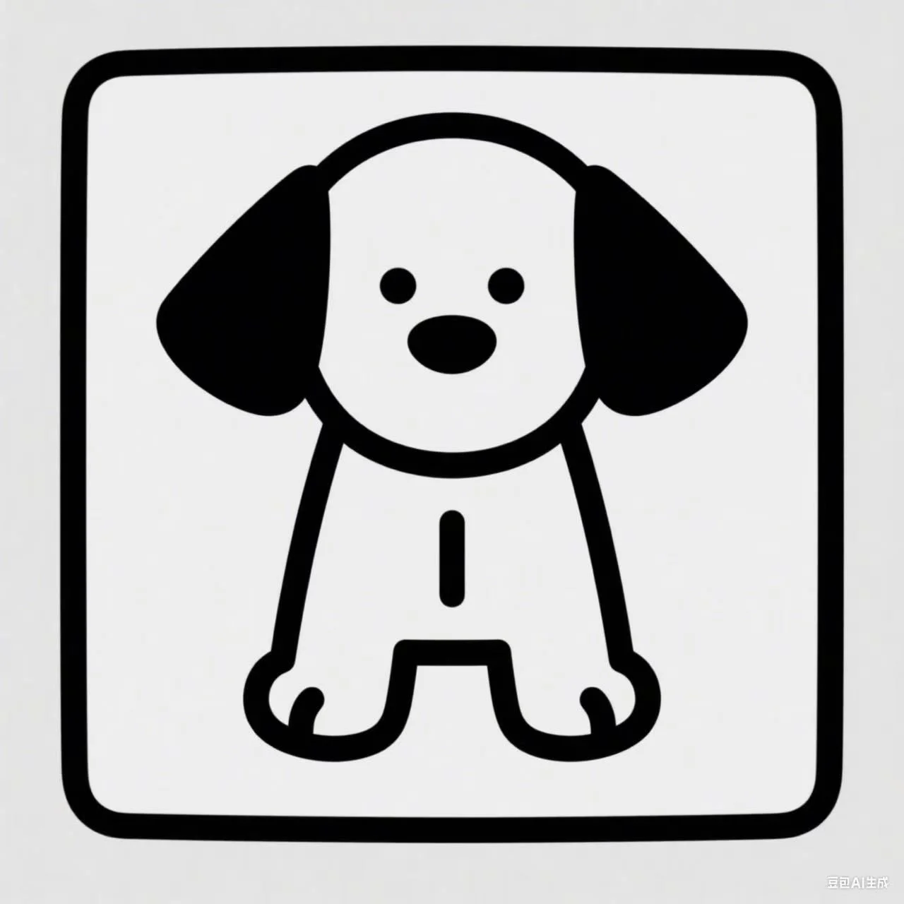 Ai pet portrait generator logo
